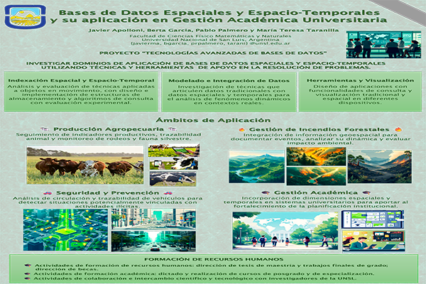 Bases de Datos Espaciales y Espacio-Temporales